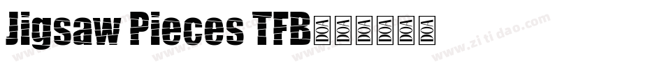 Jigsaw Pieces TFB字体转换